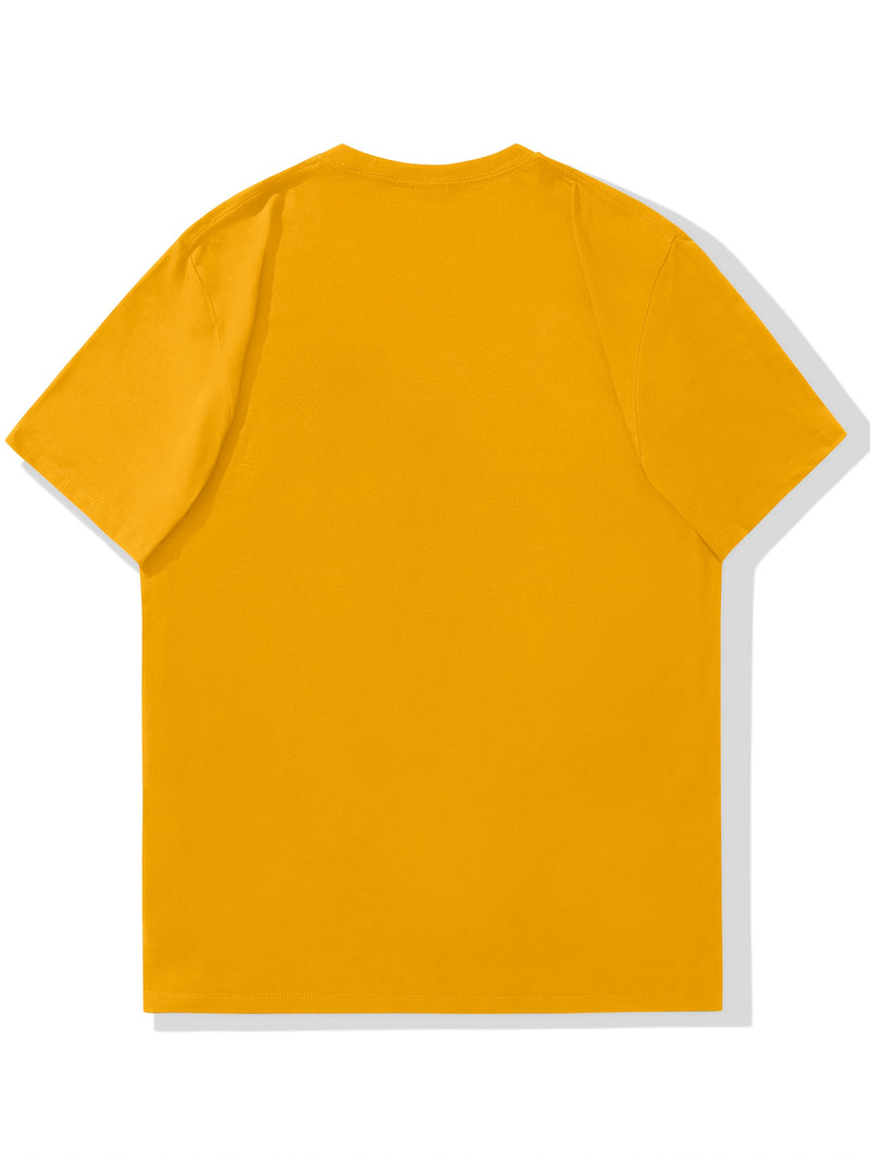 Men's Austrian Pattern Summer Casual Crew Neck Short T-Shirt.