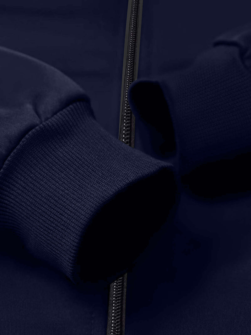 Men's Trendy Design Sense, Two-Piece Jacket Set with 777 Printing Casual.