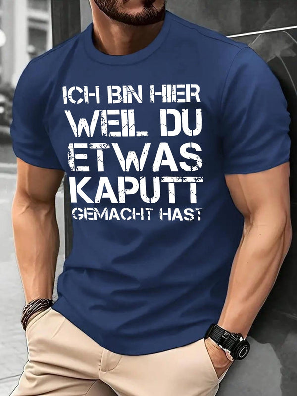 Men's T-Shirt Summer Sports.