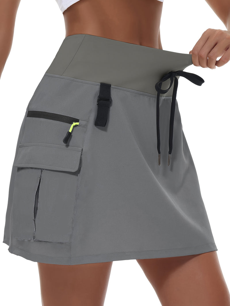 High-Waisted Cargo Shorts for Women Designed for Hiking.
