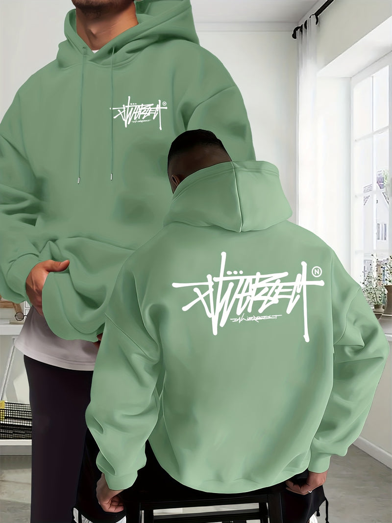 Men's Trendy Autumn-Winter Hooded Sweatshirt.
