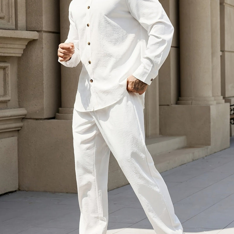 A Versatile Two-Piece Set for Men.