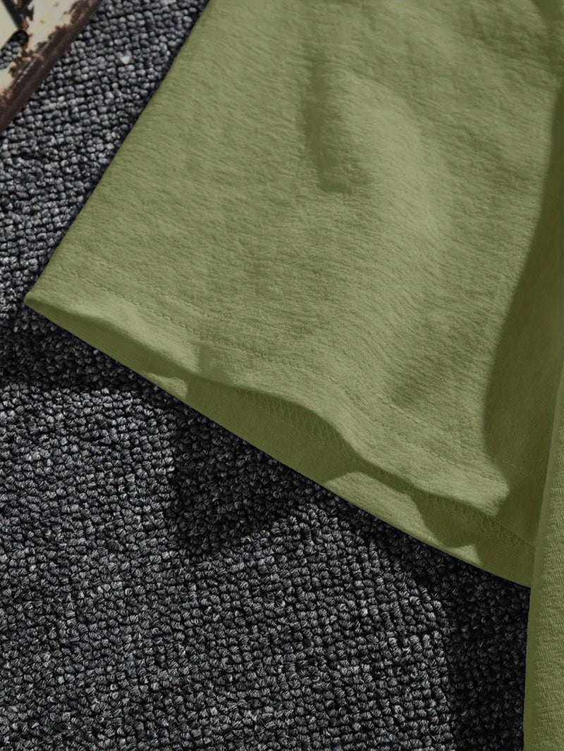 Thank You Ma'Am. Men'S Short-Sleeved Shirt for Spring And Summer.