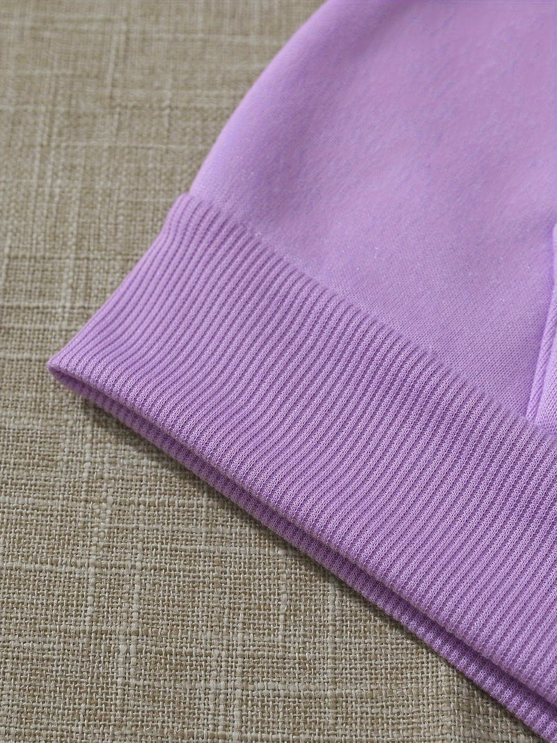 Fashion Hoodie for Women Featuring a Cartoon Cat Letter Print Design.