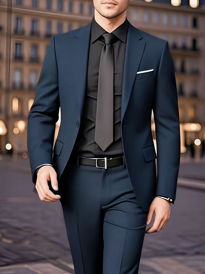 British Vintage Men's Two-Piece Suit Set.