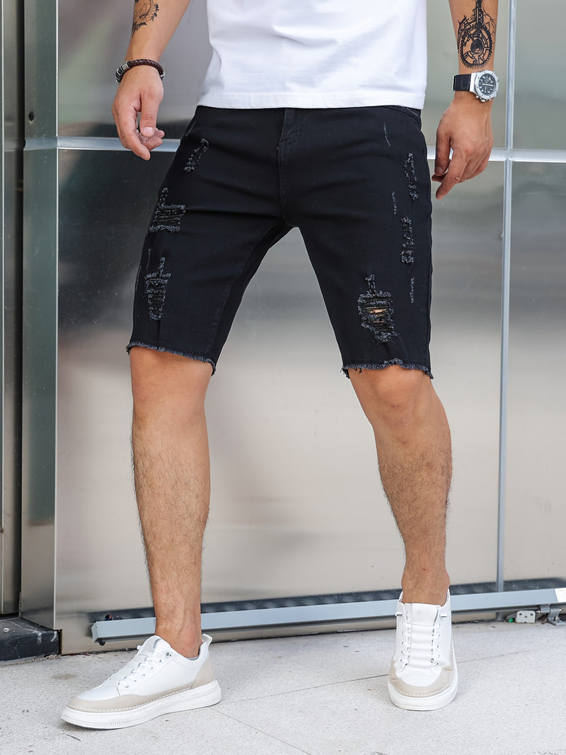 Men's Denim Shorts.