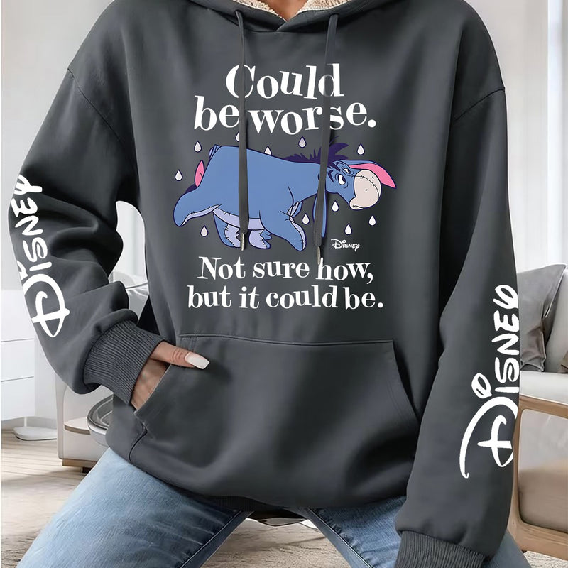 Women's Hooded Pocket Sweatshirt.