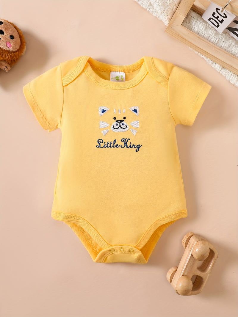 4pcs set of new spring/summer baby boy romper bodysuits.