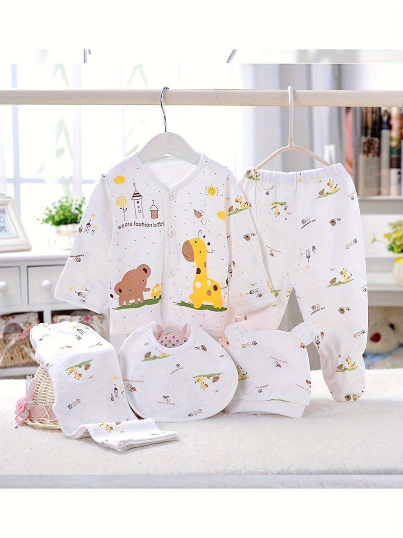 Newborn Baby Clothing Underwear Set Newborn Baby Going Out Suit 0-3 Months.