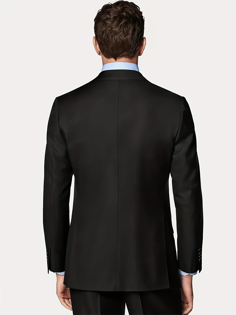 Men'S Premium Two-Piece Suit, Plus-Size Suit Set with Pants.