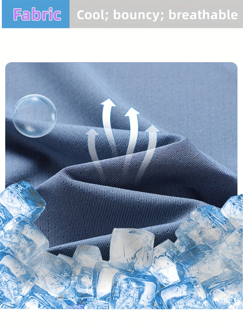 4pcs Men's quick-dry sports T-shirt.