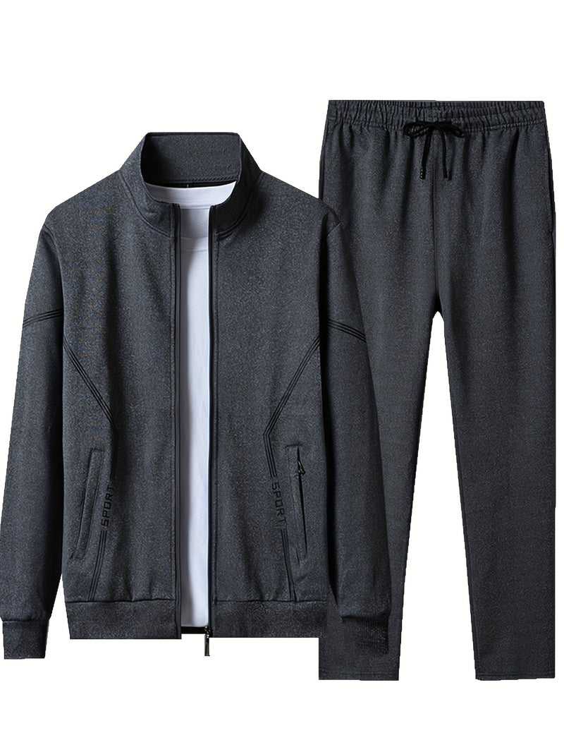Men's Sportswear Set for Spring And Autumn Casual Outfit.