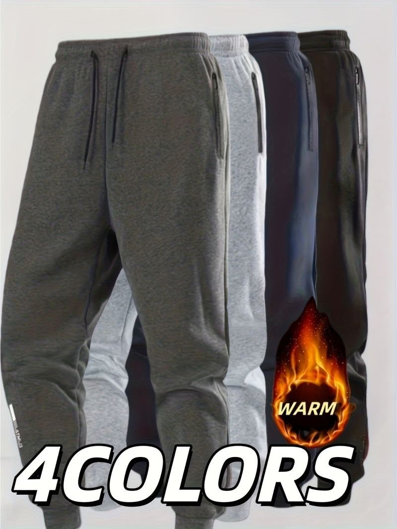 One-Piece Men's Casual Mid-Rise Joggers 4 Colors Available.