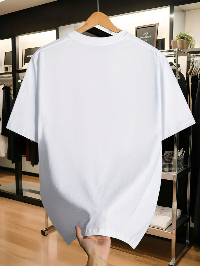 200 Grams of 100% Pure Cotton Short-Sleeve T-Shirt.