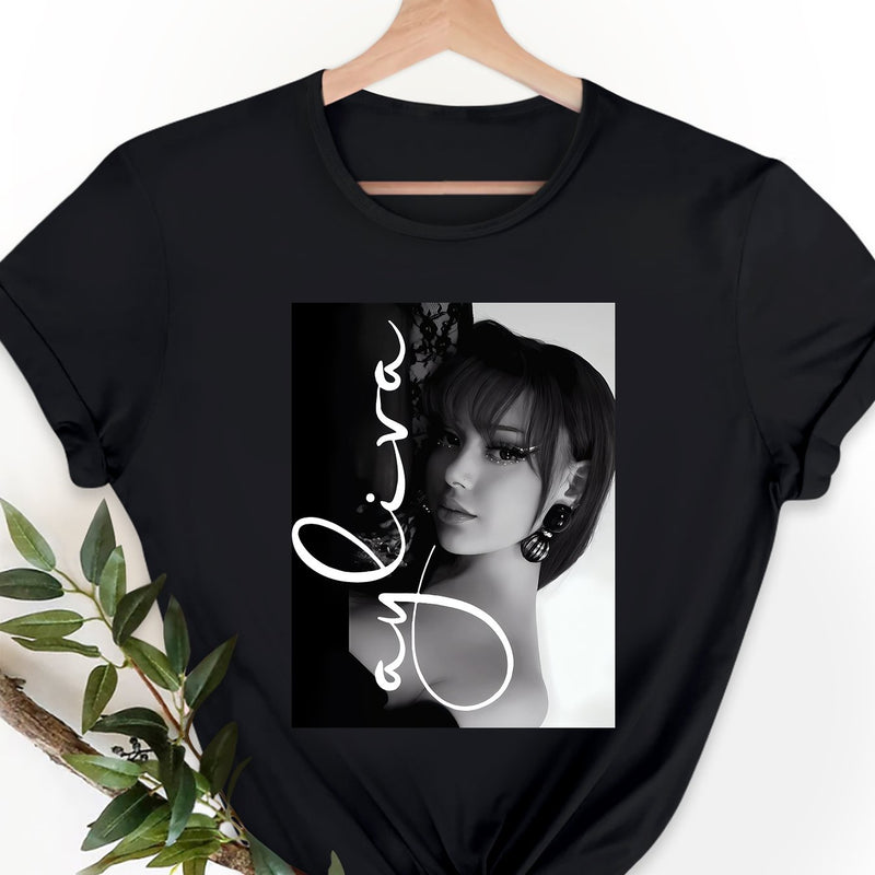 Women's Casual Summer Short Sleeve T-Shirt.