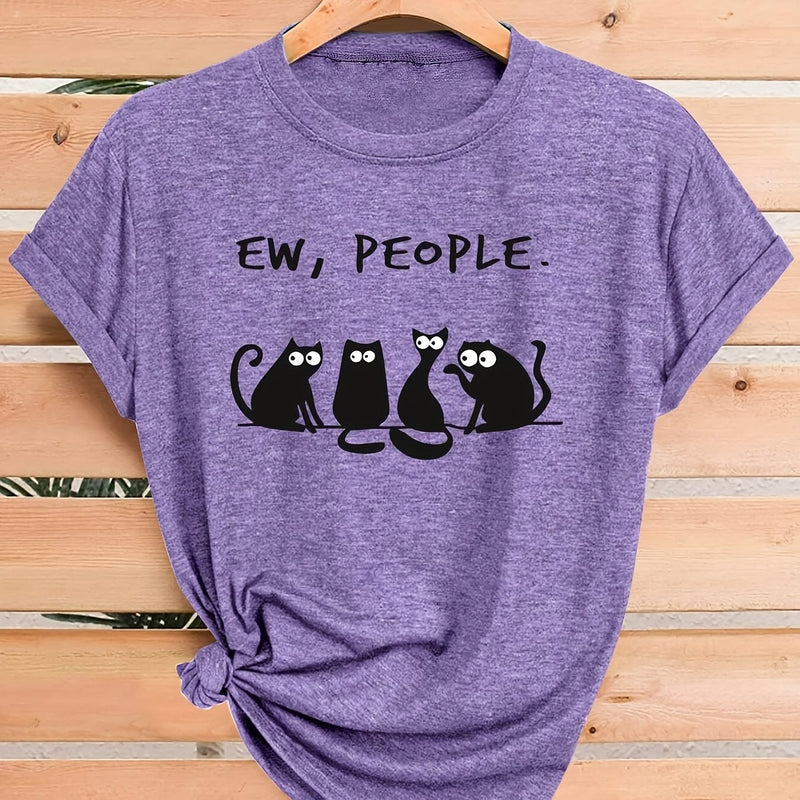 Women's Casual Short Sleeve T-Shirt.
