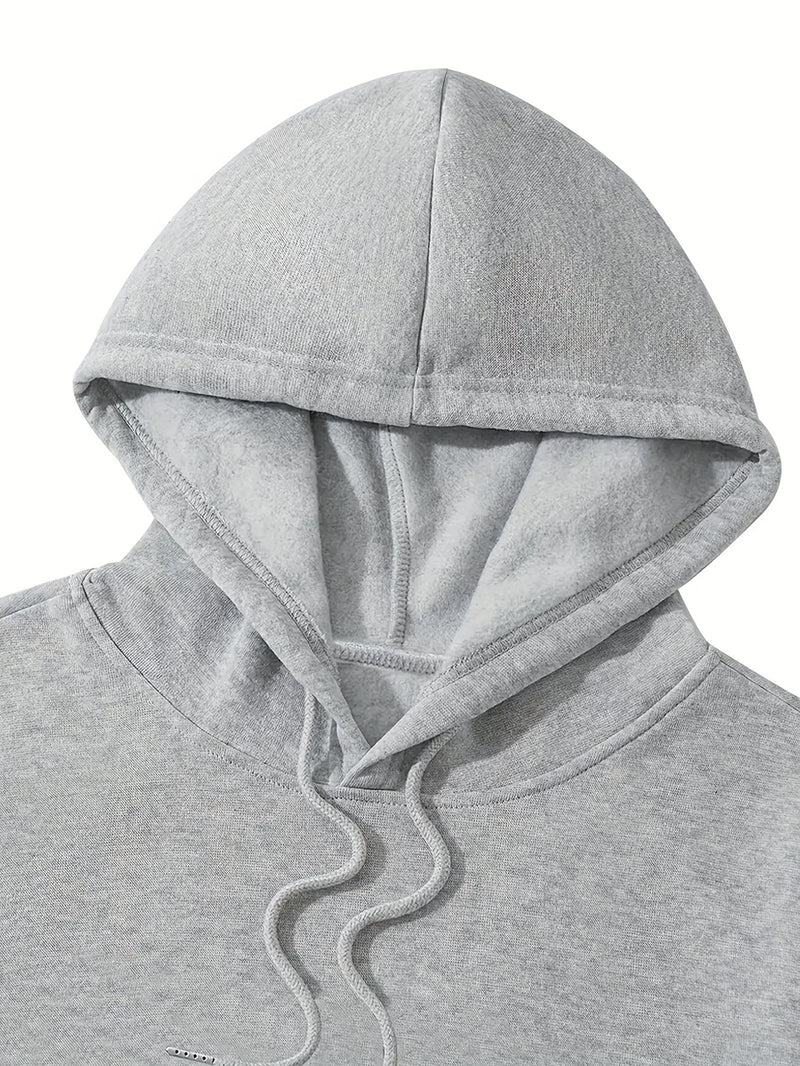 Men's Casual Pullover Hooded Sweatshirt.