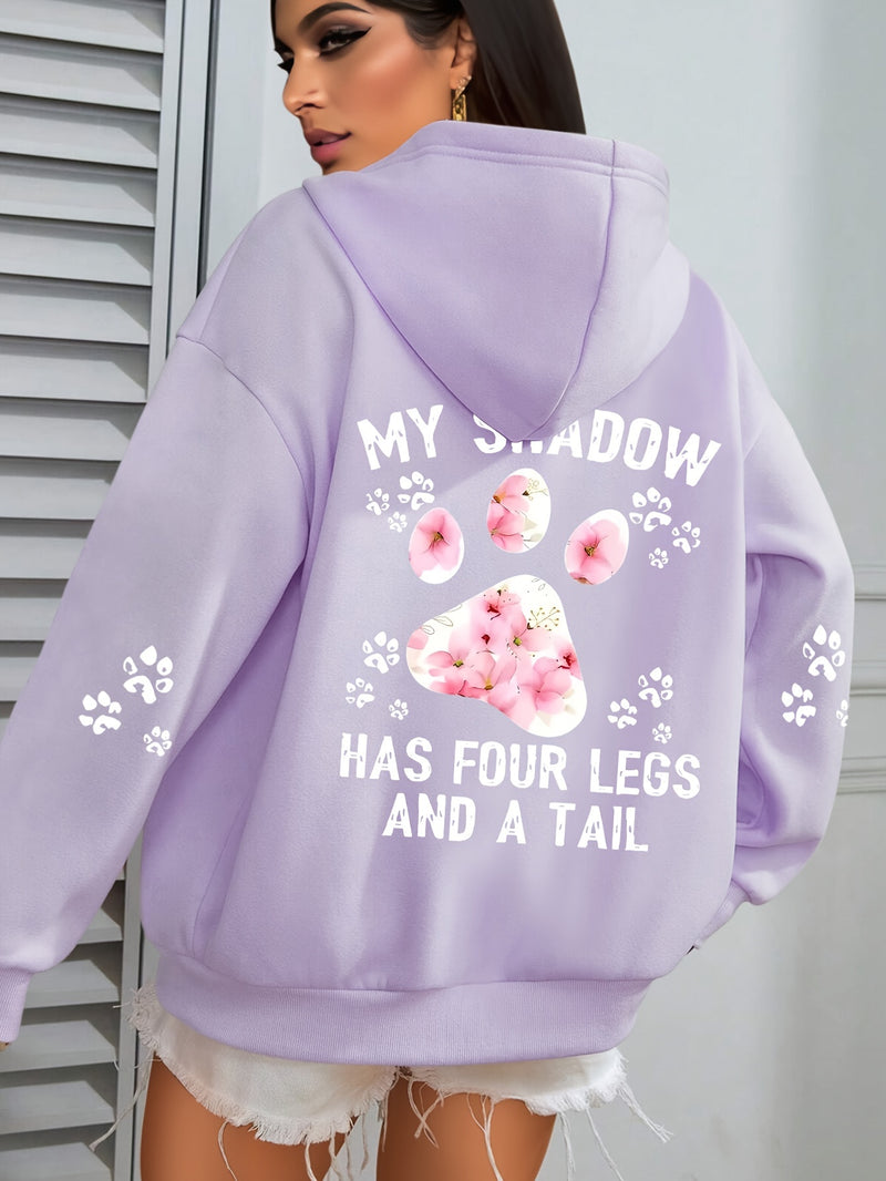 Women’s Plus-Size Hooded Pullover Sweatshirt.