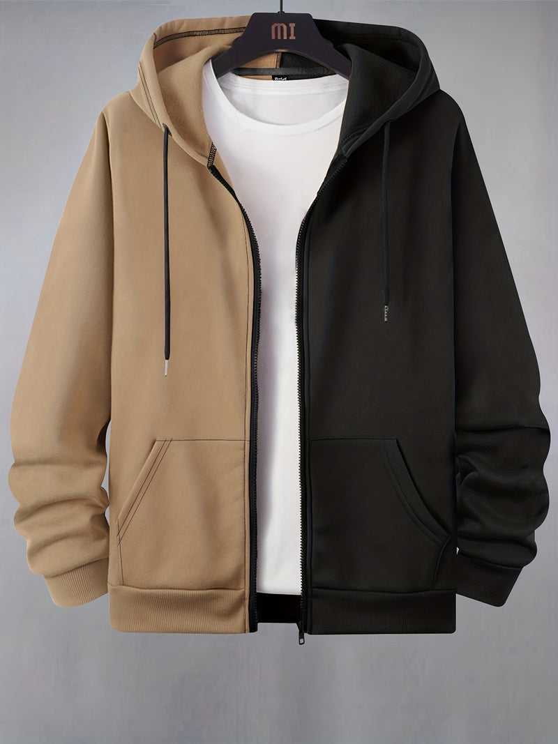 Men's Jacket for Spring And Autumn, Trendy Casual Hooded.