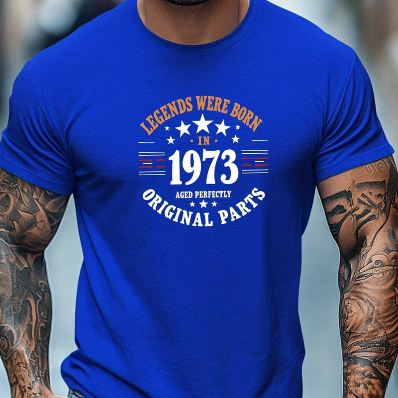 Men's Casual Crew Neck Short T-Shirt.