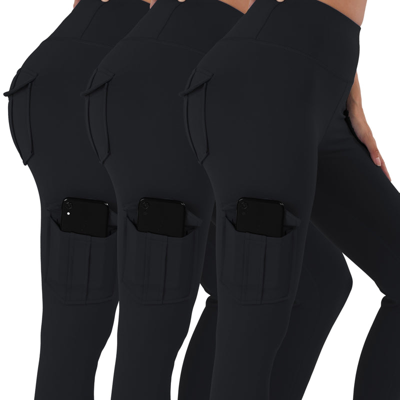 3pcs, Multiple Pieces, Thick Sports Pants for Women.