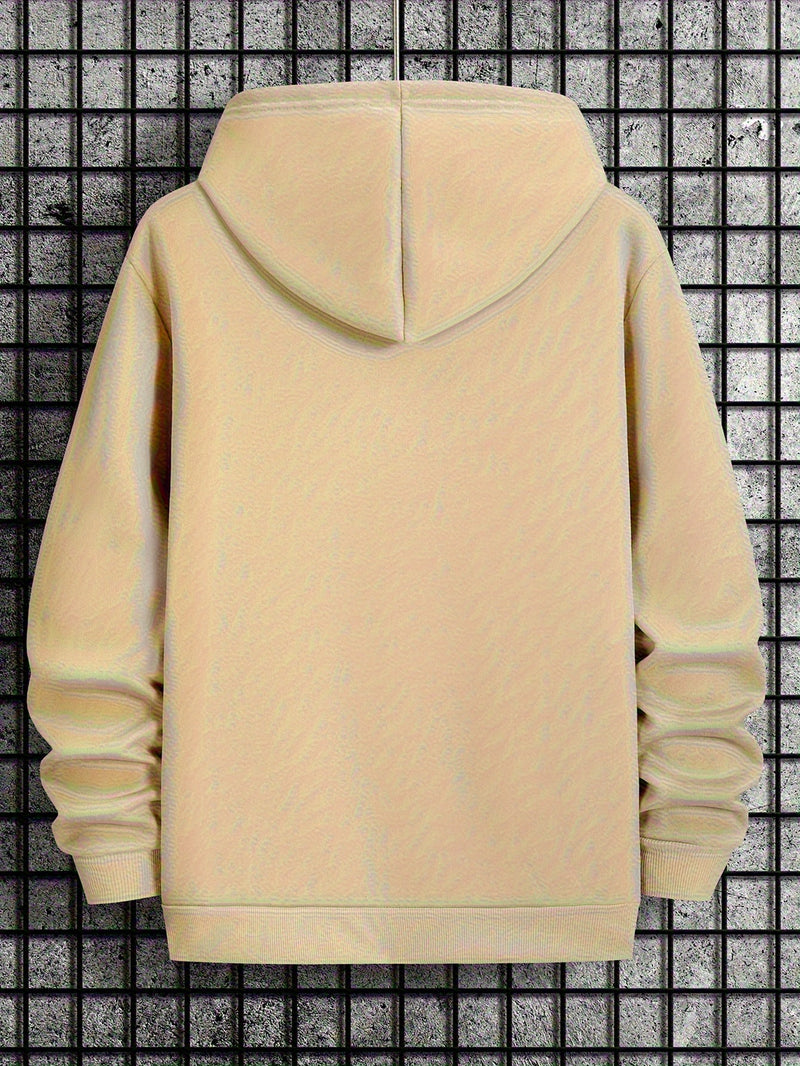 Men's New Stylish Hoodie with a Letter Print.