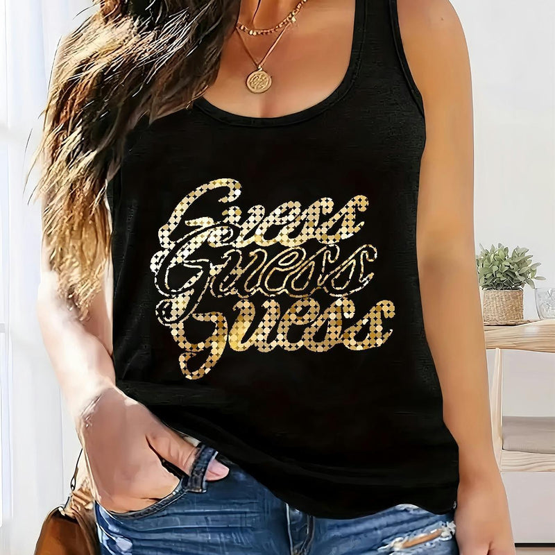 Women's Plus Size Oversized Sleeveless Vest.