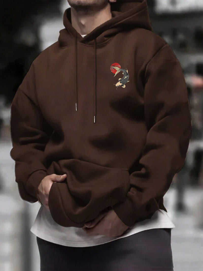 Men's Hooded Sweatshirt Fashionable.