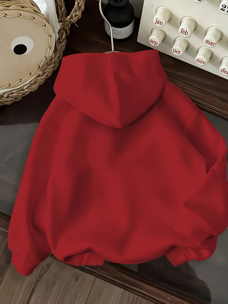 Women’s Comfortable Thickened Fleece Hoodie.