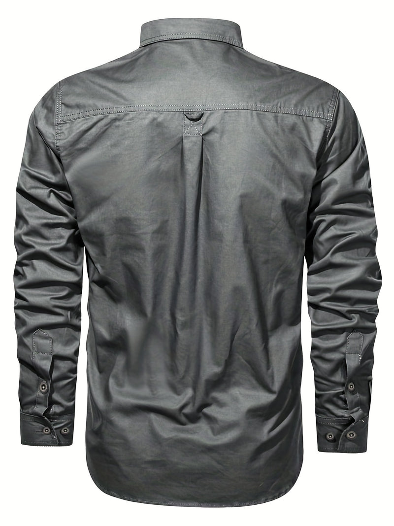 Men's Heavy-Duty Long Sleeve Shirt.