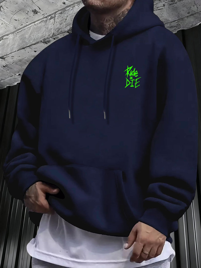 Men's Hooded Sweatshirt.