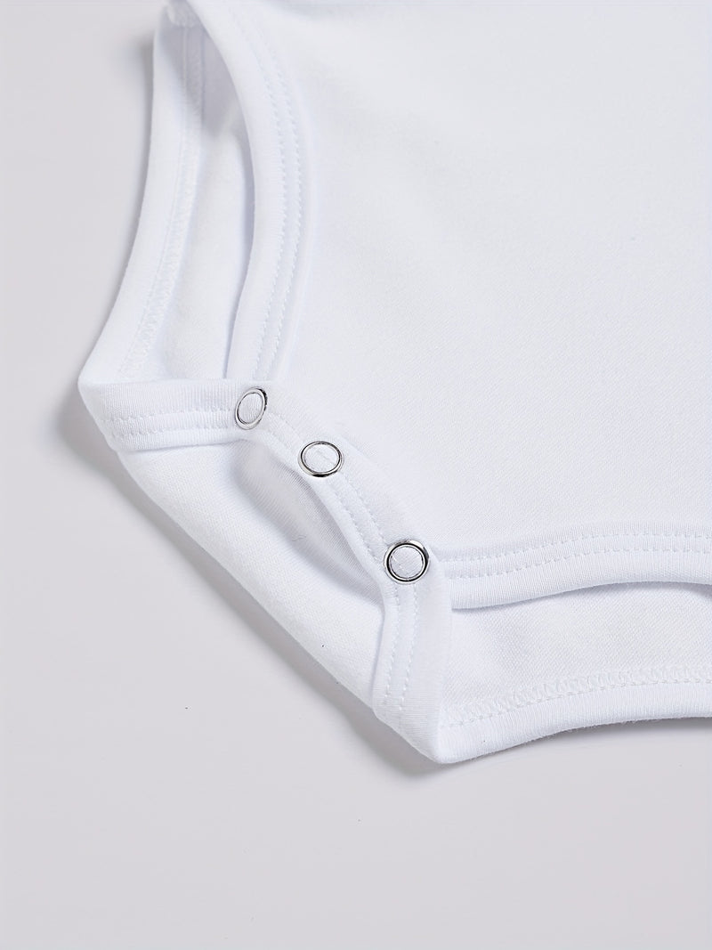 Children's Clothing Fun Letter Print Triangle Bodysuit.