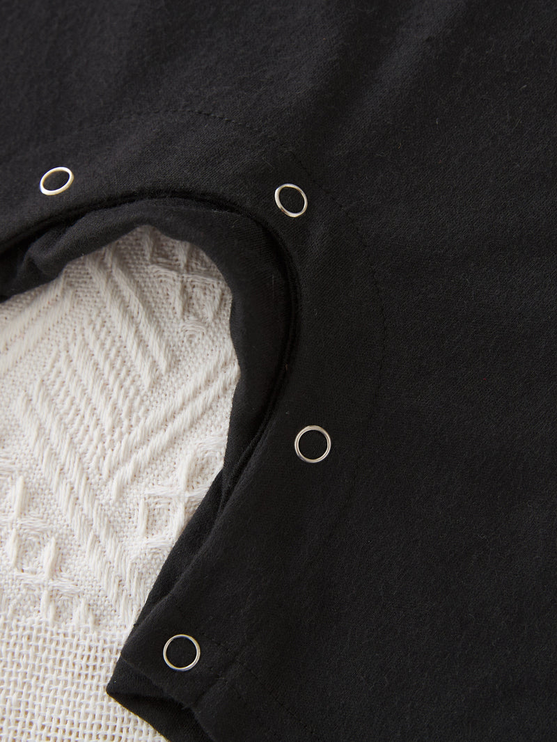 3pcs Cartoon Print Summer Short Sleeve Baby Romper Bodysuit.