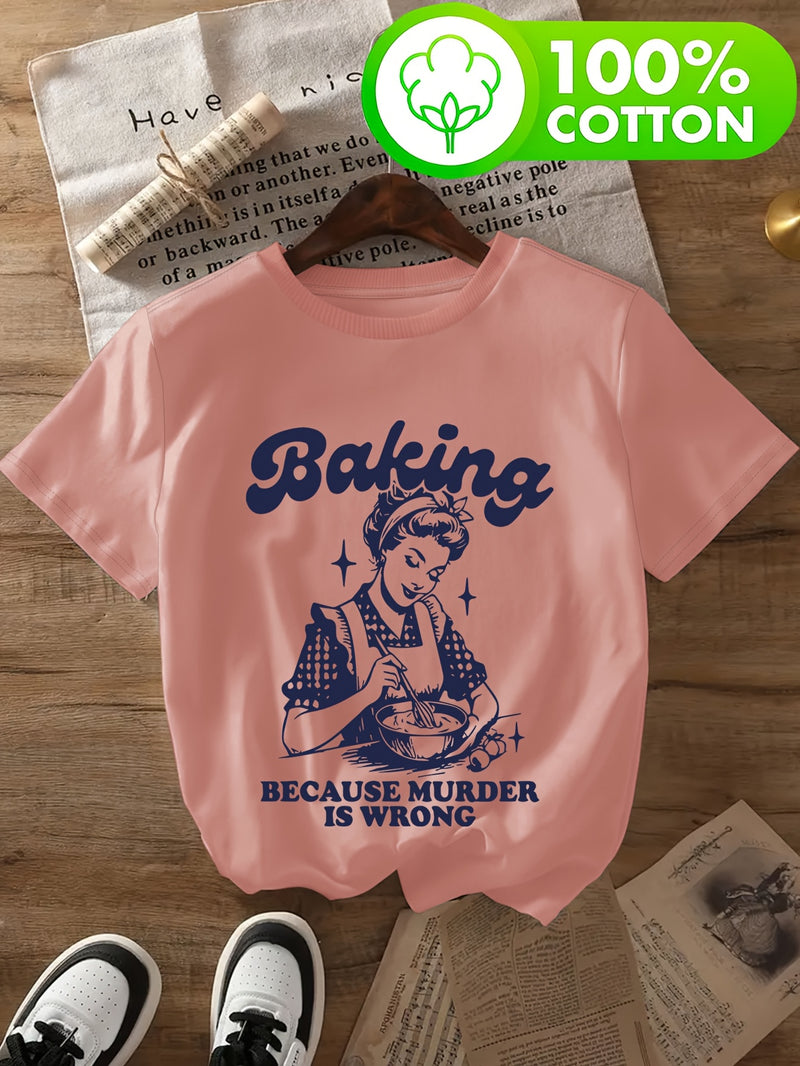 Women's Fashion Pure T-Shirt.