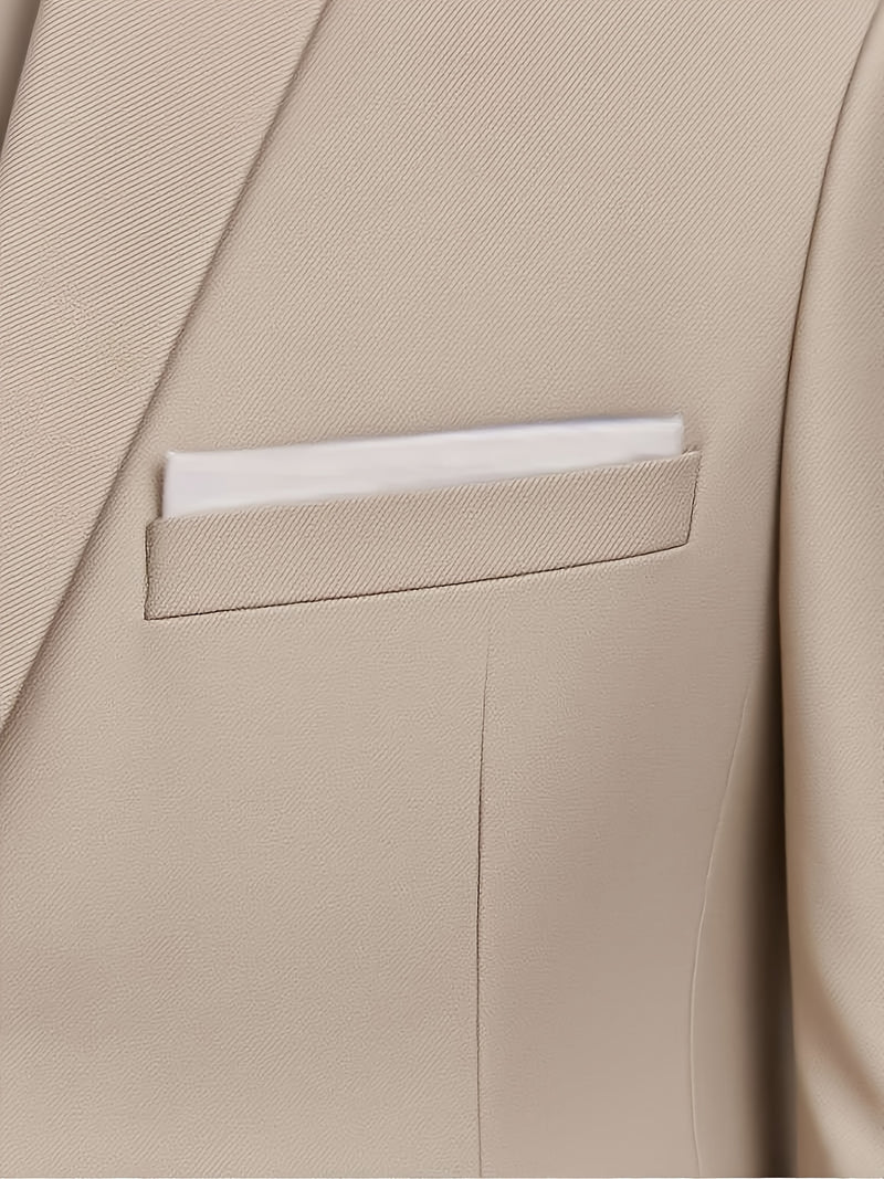 Men's 2pcs Suit, Consisting of a Blazer And Trousers.