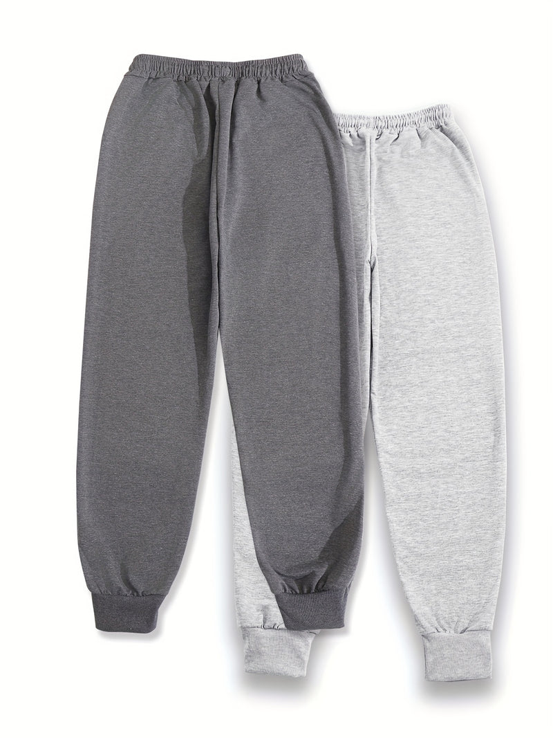 Women's Two-Piece Outfit Featuring Pants with a Letter Print.