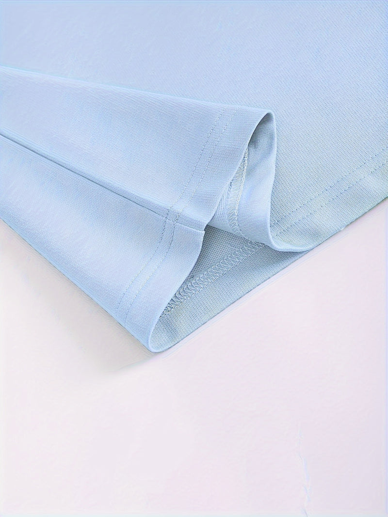 Men'S Poker Card Pattern Summer Casual Crew Neck Short T-Shirt.