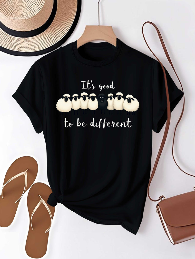 Women's Casual Short Sleeve T-Shirt.