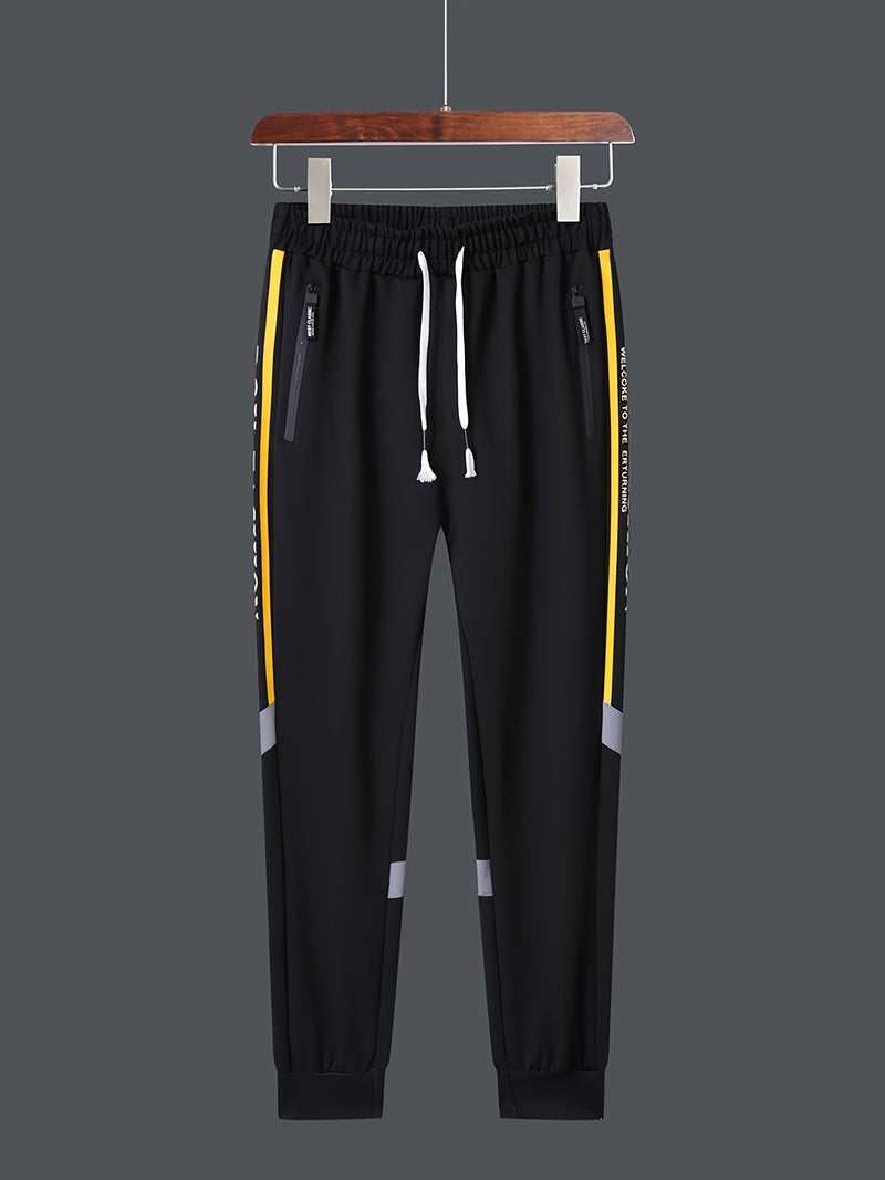 2pcs Men's -Lined Thickened Winter Jacket and Pants Set.