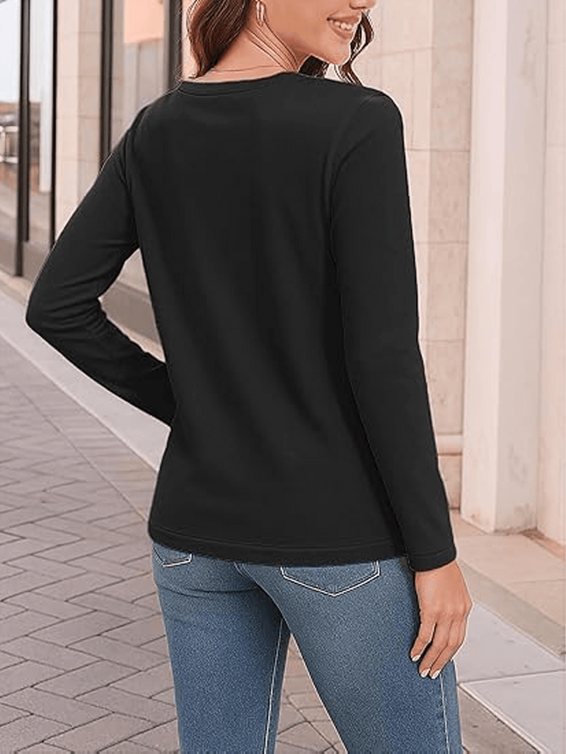 Women's T-Shirt, New Autumn/Winter Style Long Sleeve.