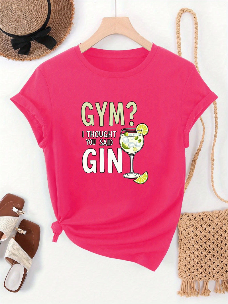 Women's Summer Casual Crew Neck Short Sleeve.