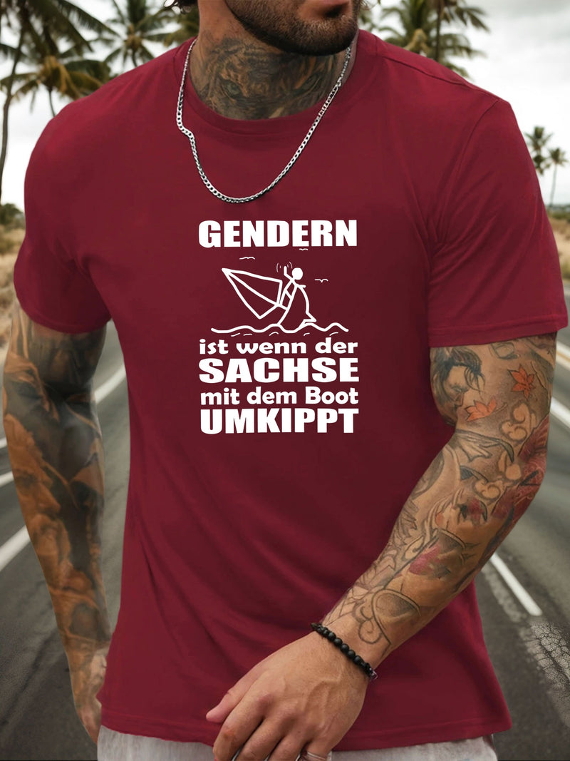 Men's Summer Casual Short-Sleeve T-Shirt.