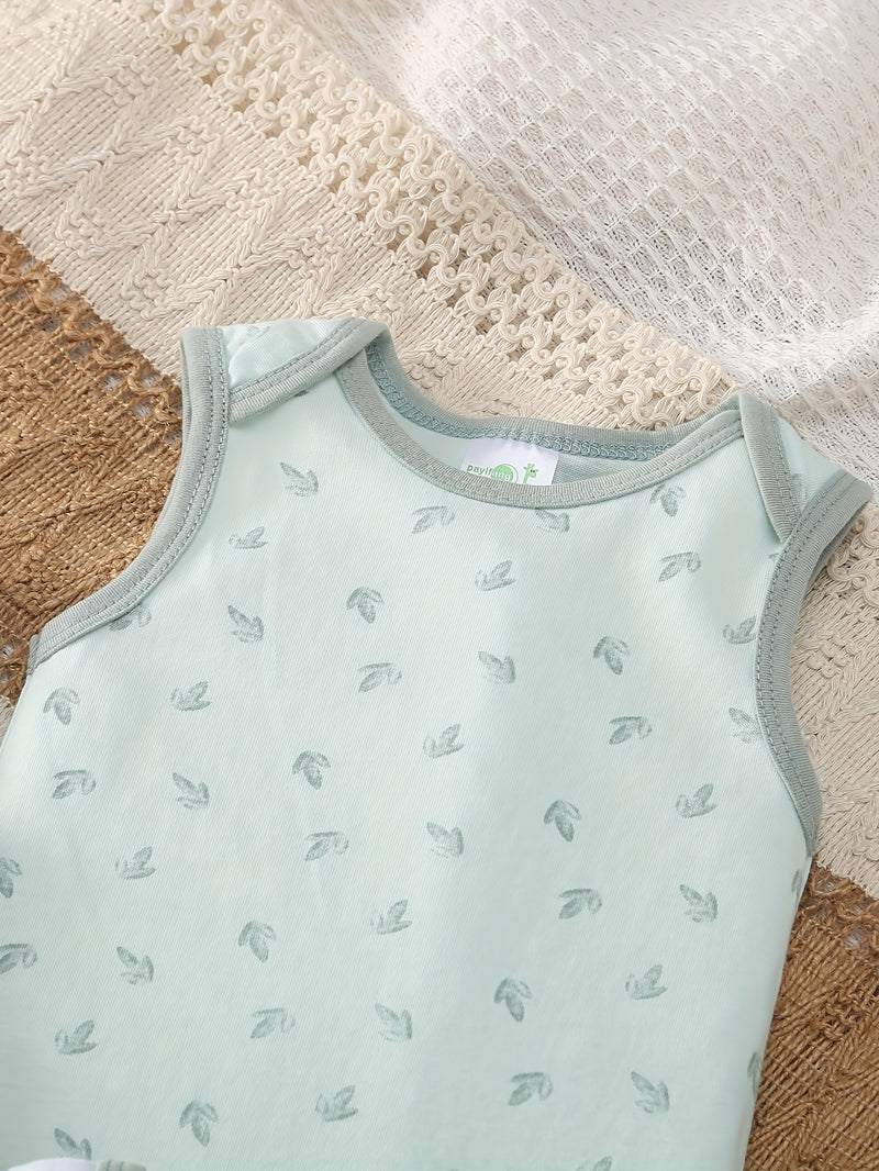 A Summer Comfortable Four-Piece Set Featuring Sleeveless Designs.