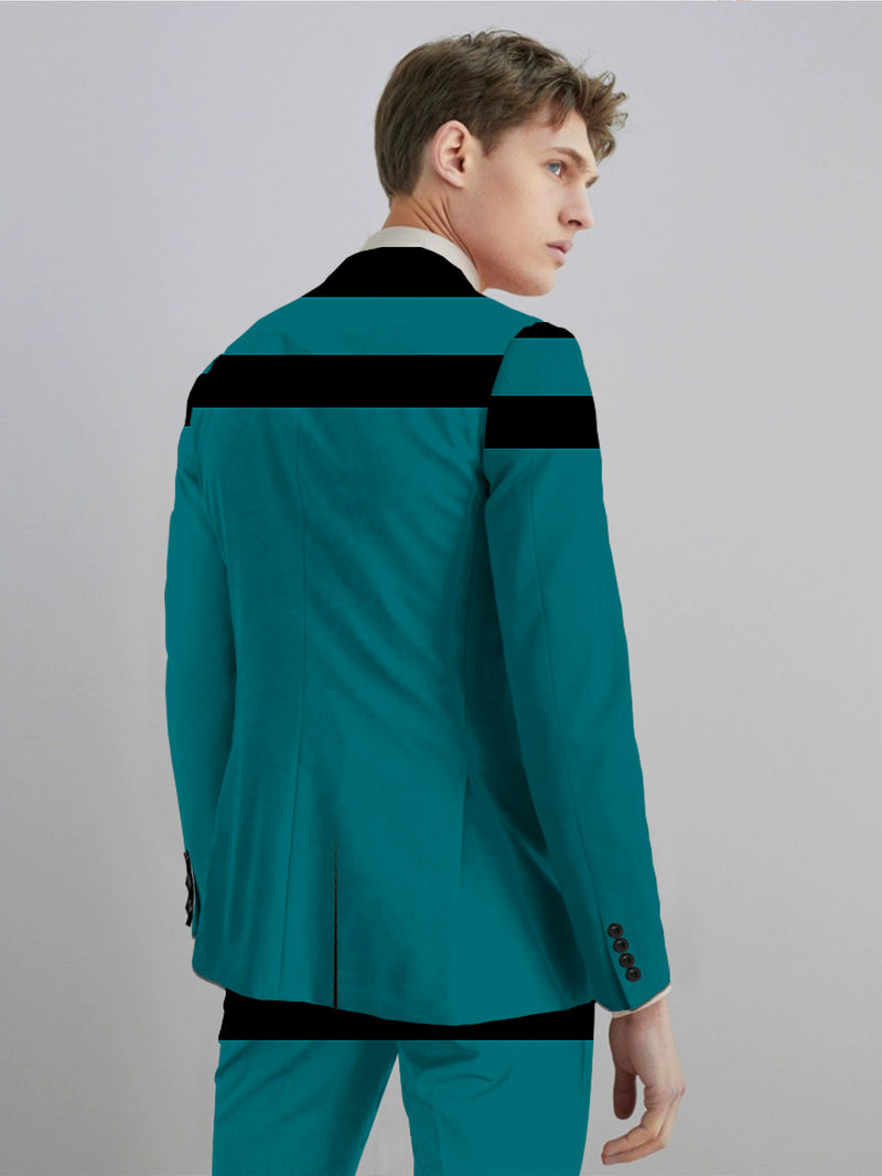 Men's Suit and Trousers Set - Classic Banquet Wedding Party Suit.