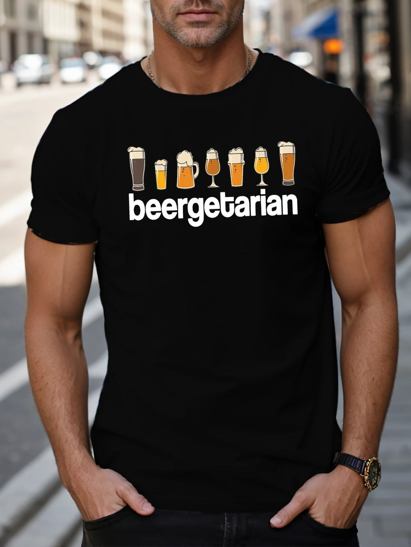 Men’s Casual Short Sleeve T-shirt for Summer.