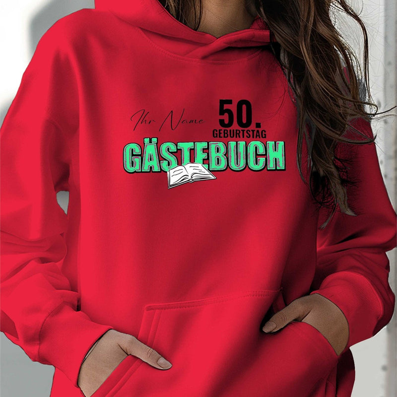 teediy Women'S 50th Birthday Hooded Sweatshirt.