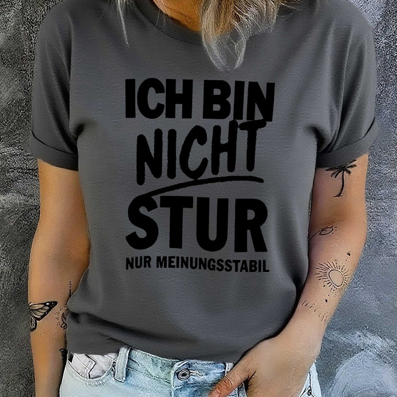 Women's T-Shirt with Short Sleeves.