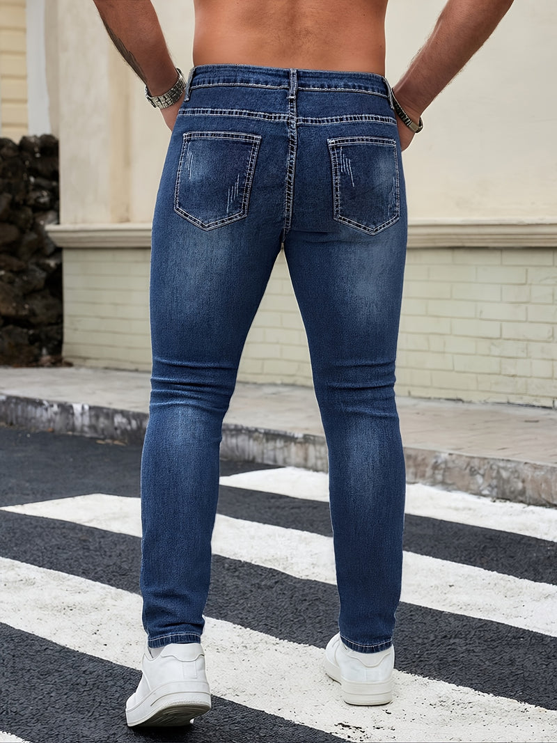 Men's Slim Fit Denim Pants.