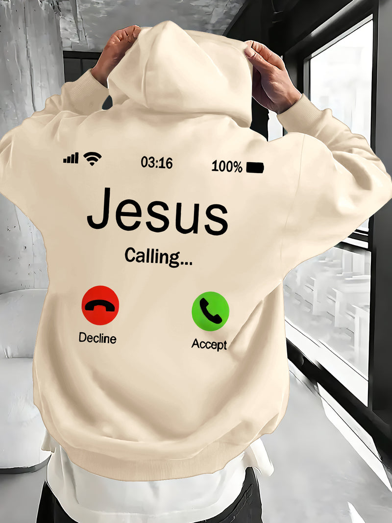 Men's Hooded Sweatshirt.