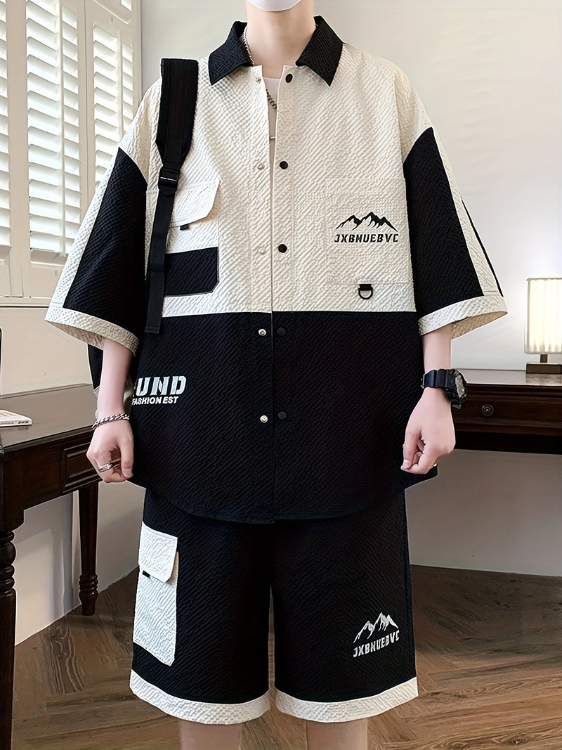 Men's Casual Two-Piece Set for Summer.